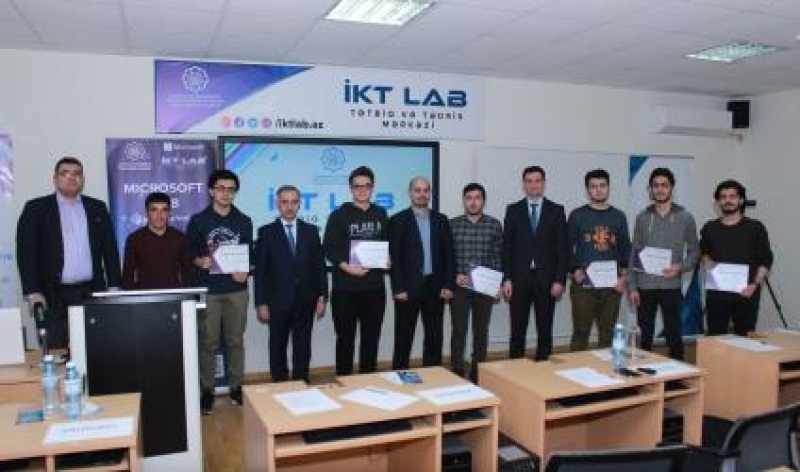 “Əşyaların interneti” laboratoriyasının ilk təcrübə proqramının iştirakçılarına sertifikatlar təqdim olunub