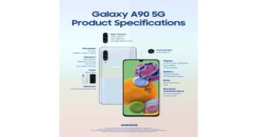 “Samsung Galaxy A90 5G” smartfonu nümayiş olunub