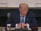 ABŞ Prezidenti Donald Tramp Ağ Evdə mətbuata bəyanatla çıxış edib