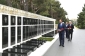 Estoniyanın xarici işlər naziri Bakıda şəhidlərin xatirəsini anıb - FOTO