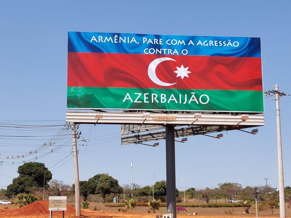 Braziliyada Ermənistanın Azərbaycana təcavüzü belə göstərildi - FOTO