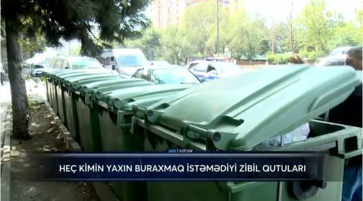 Heç kimin yaxın buraxmaq istəmədiyi zibil qutuları - VİDEO - FOTO