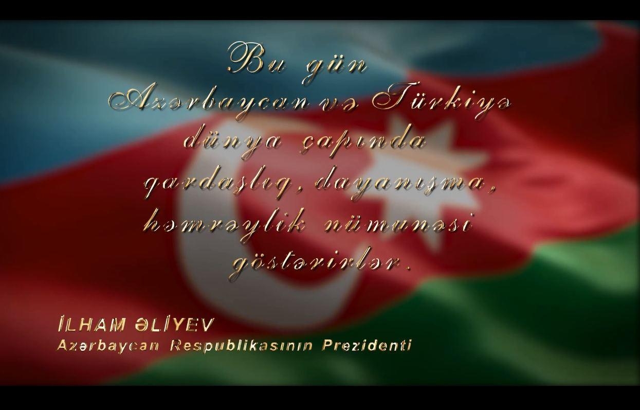 “Diplomatiya Könüllüləri” Türkiyə Cümhuriyyətinin Zəfər bayramı münasibətilə VİDEO-çarx hazırlayıb