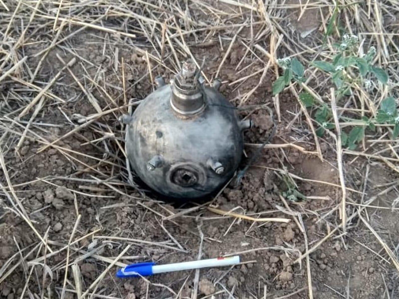 Tovuzda 9M33 raketinin hissəsi aşkarlanıb - FOTO
