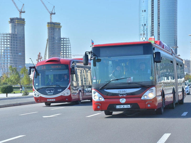 Pik saatlarında nəqliyyatın hərəkətində çətinlik olmayıb - BNA