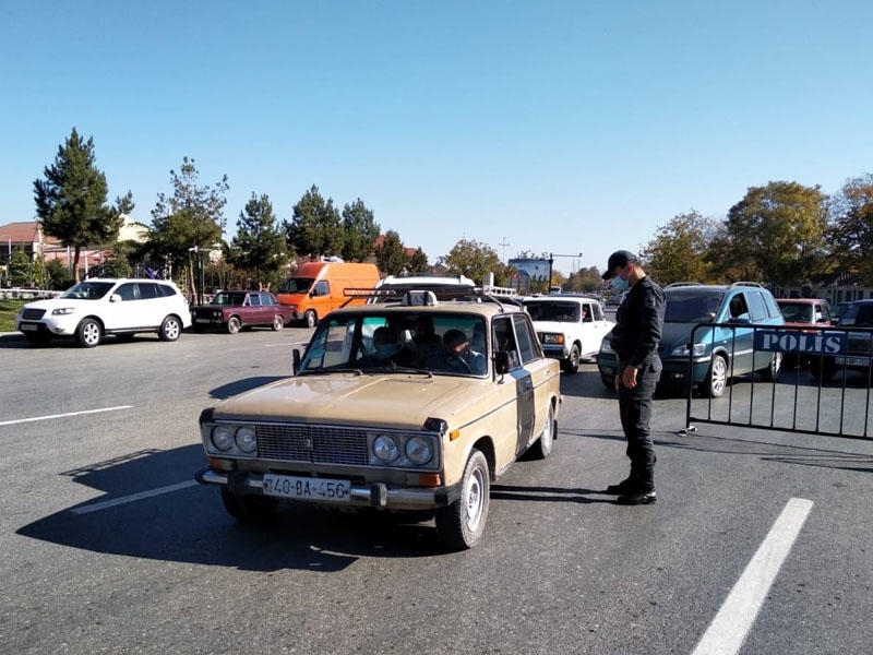 Qubada polis və Daxili Qoşunlar gücləndirilmiş iş rejimində xidmət aparır - FOTO