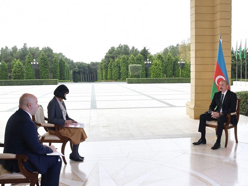 Prezident İlham Əliyev Yaponiyanın “Nikkei” qəzetinə müsahibə verib - FOTO