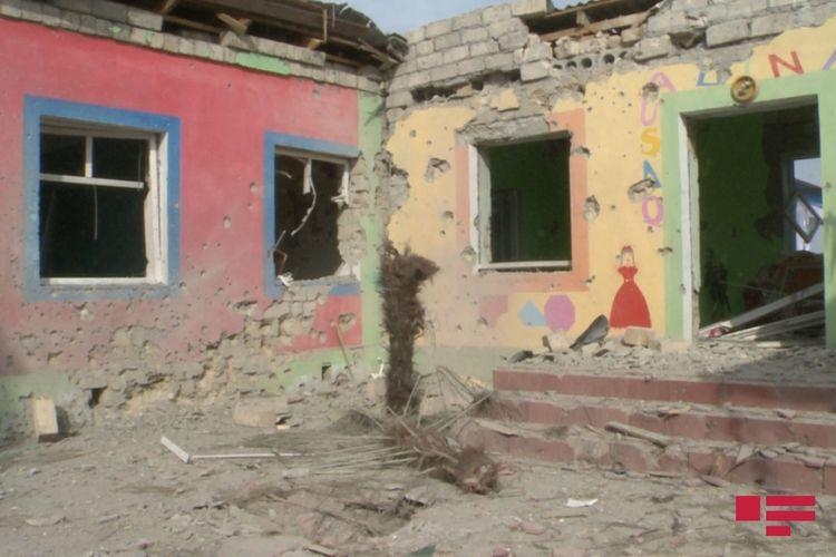 Atəşkəsi pozan ermənilər Ağdam rayonunda körpələr evini artilleriya atəşinə tutub - FOTO