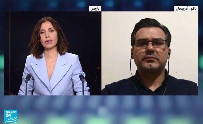 Ermənistan heç vaxt danışıqlara məhəl qoymayıb - Rufiz Hafizoğlu ''France24'' telekanalına açıqlama verib - VİDEO