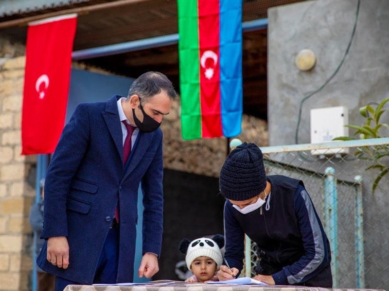 Gəncə və Göygöldə bir qrup şəhid ailəsi və müharibə iştirakçısı üçün kiçik təsərrüfatlar yaradılıb - FOTO