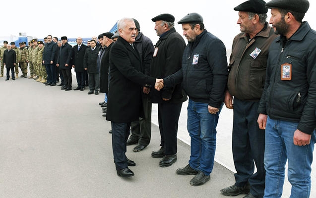 Naxçıvan şəhidimizi qarşıladı - FOTO