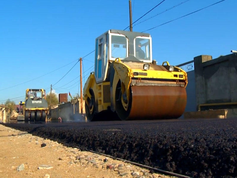 Bakıda 52.4 km uzunluğa malik küçə və yolda aparılan təmir işləri bitir - VIDEO - FOTO