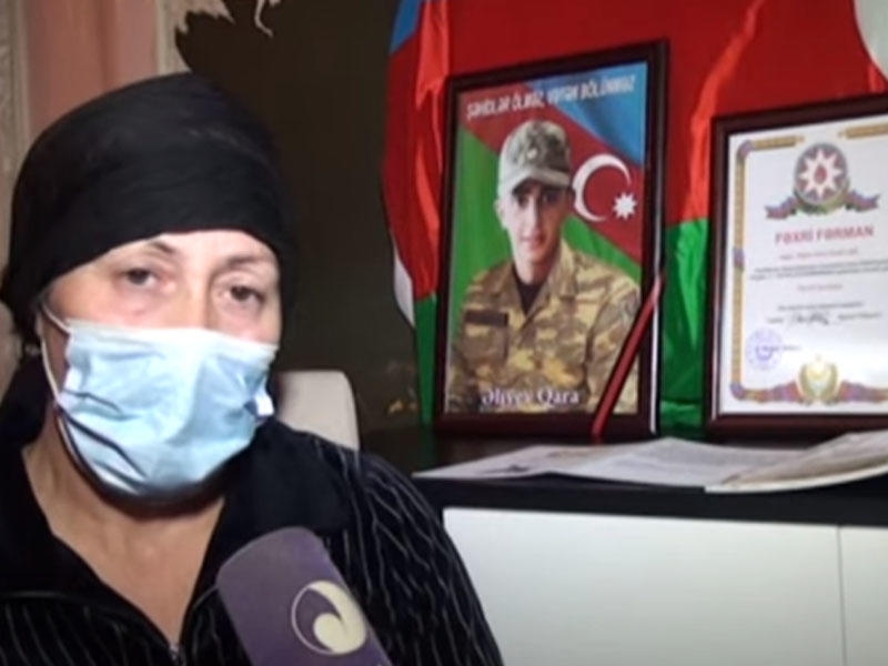 Şəhid anası: ''Oğlum şəhid olan günü onu yuxumda gördüm'' - VİDEO