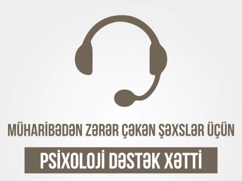 Müharibədən zərərçəkənlər üçün “Psixoloji dəstək xətti” fəaliyyətə başladı - VİDEO