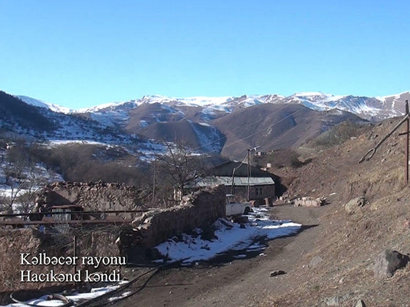 Kəlbəcərin Hacıkənd kəndinin GÖRÜNTÜLƏRİ - VIDEO - FOTO