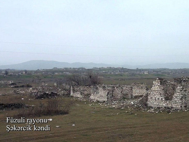 Füzuli rayonunun Şəkərcik kəndi - VİDEO - FOTO