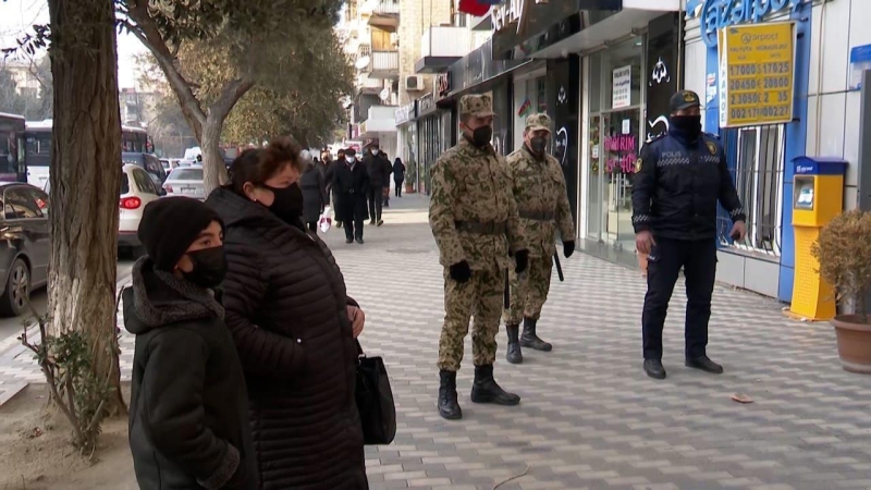Polis ticarət obyektlərinə nəzarəti gücləndirdi - VİDEO - FOTO