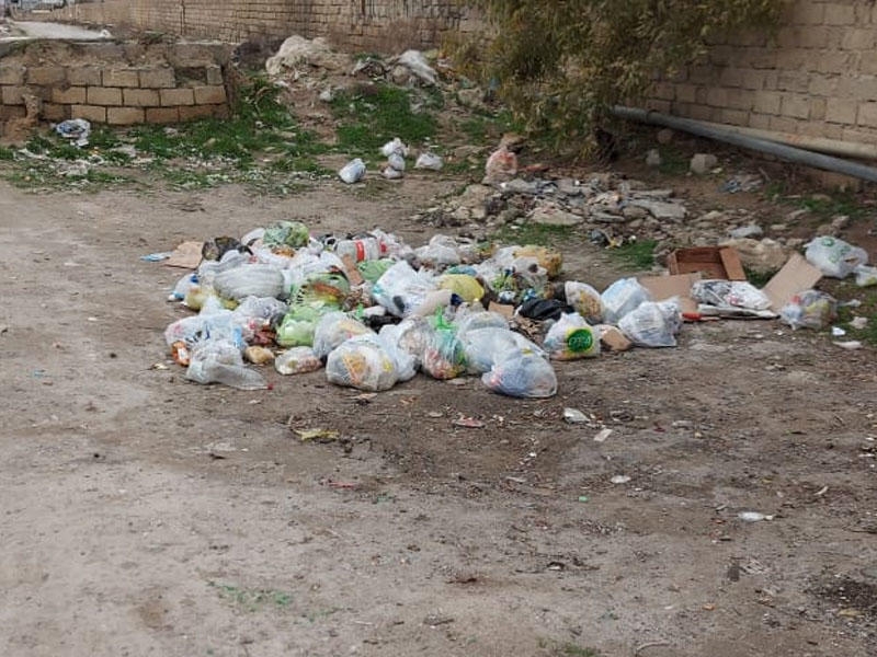 Bakının zibilə düşən küçəsi - ''Dəfələrlə icra hakimiyyətinə müraciət etmişik'' - FOTO