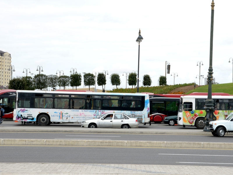 Bakıda daha bir marşrut xəttinin hərəkət sxemi dəyişdirildi