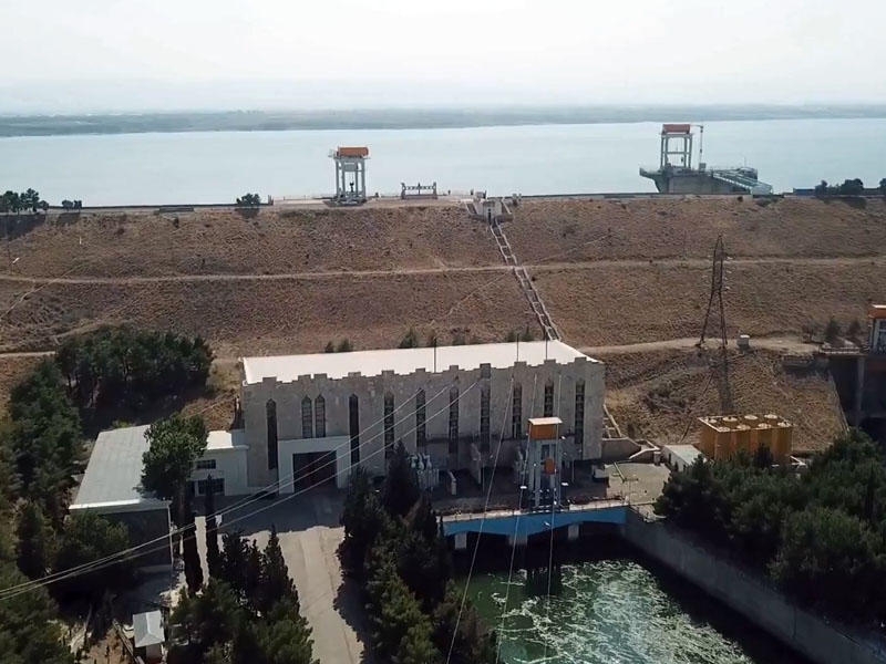 Ölkənin ikinci böyük su elektrik stansiyası təmir edilir - VİDEO - FOTO