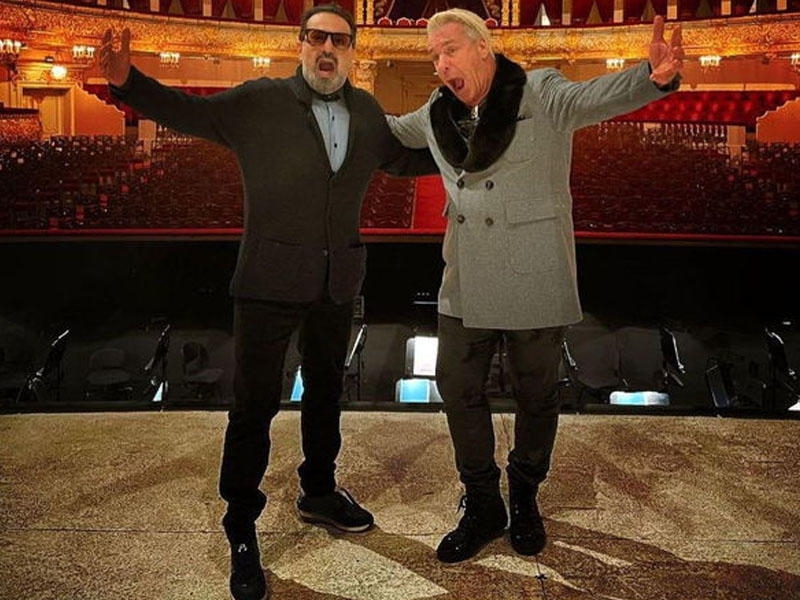 Lindemann Böyük Teatrda Azərbaycanın Xalq artisti ilə görüşdü - FOTO