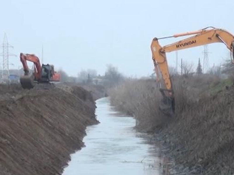 60 km kanal lildən təmizlənib - VİDEO