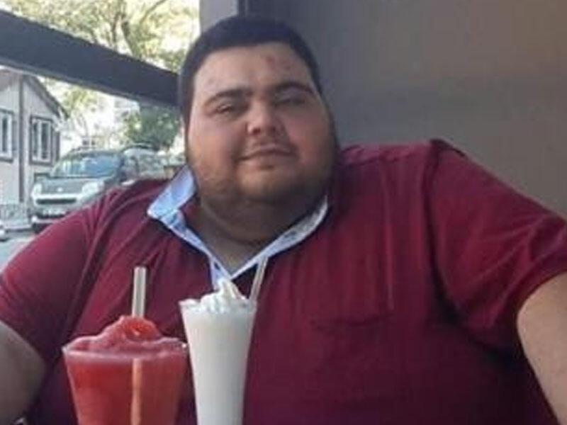 279 kiloqram olan gəncin son halı - FOTO