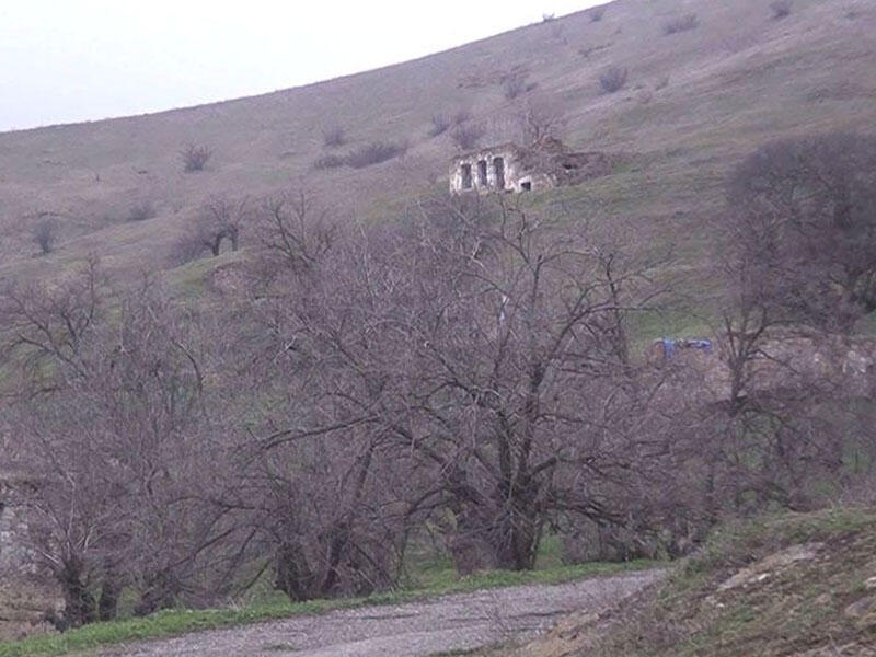 Azad edilmiş Arış kəndindən görüntülər - VİDEO