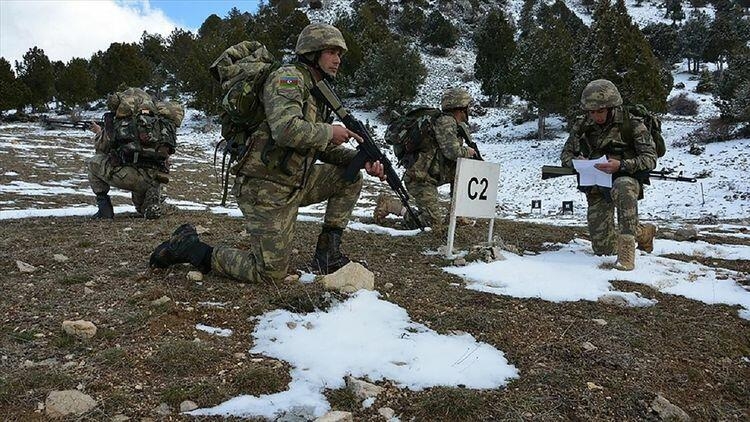 Türkiyədə Azərbaycan əsgərlərinə dağçılıq təlimi verilib - FOTO