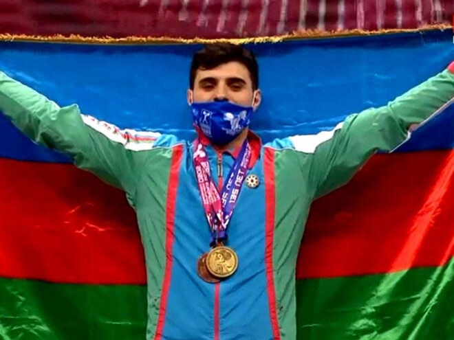 İdmançımız Avropa çempionatında qızıl medal qazandı - FOTO