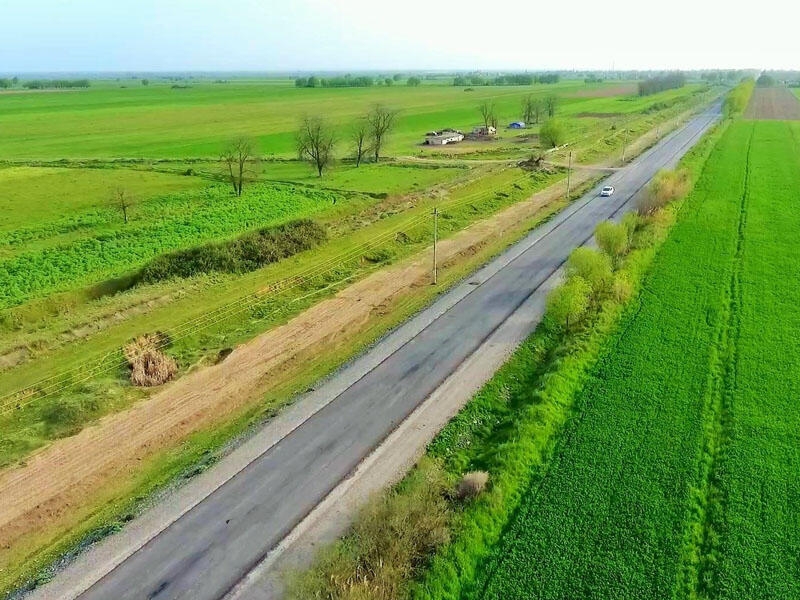 Ağcabədi-Xocavənd yolunda işlər yekunlaşmaq üzrədir - FOTO