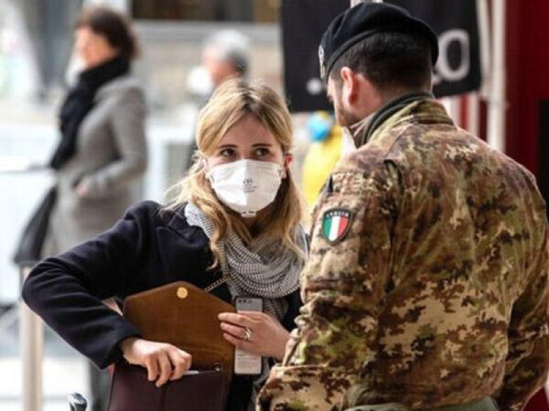 İtaliyada son bir gündə 13 844 nəfərdə koronavirus aşkar edilib