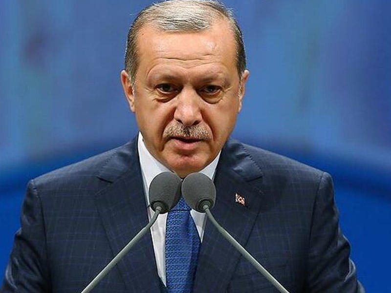 Ərdoğan: ''Terrorçularla mübarizə aparan qəhrəman ordumuzla fəxr edirəm''