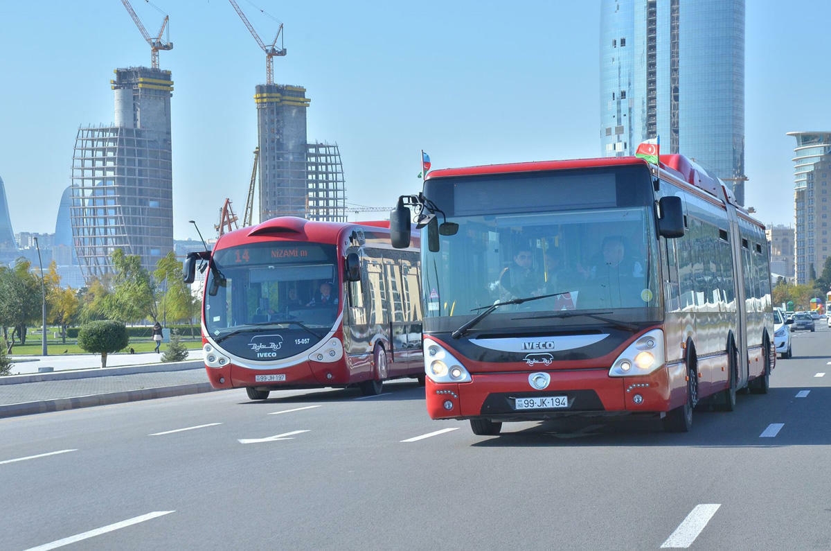 Bakıda iki avtobus xəttinin hərəkət sxemləri dəyişdirilir