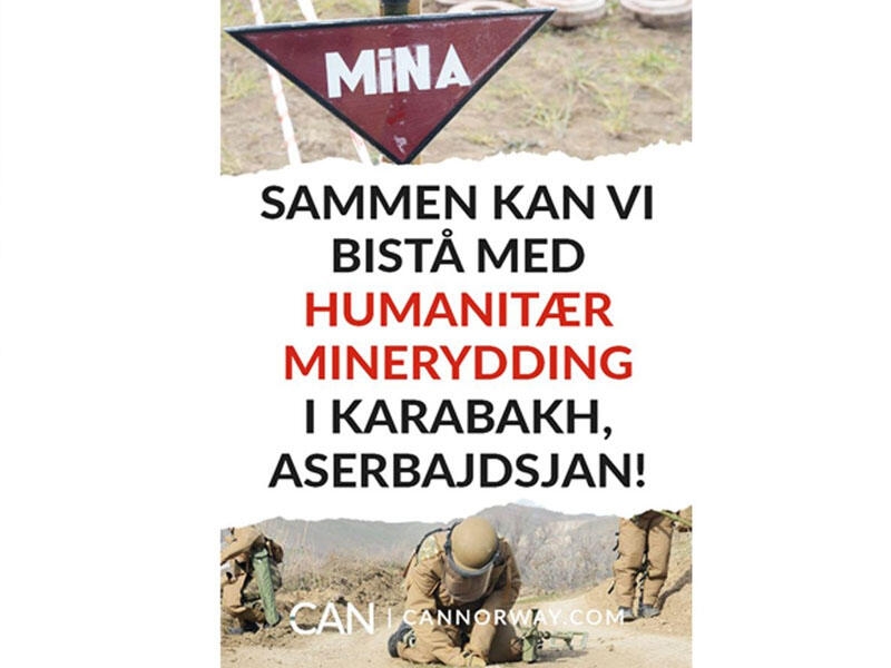 Norveçdə Ermənistanın qəbuledilməz davranışları barədə məlumat kampaniyasına start verilib (FOTO)