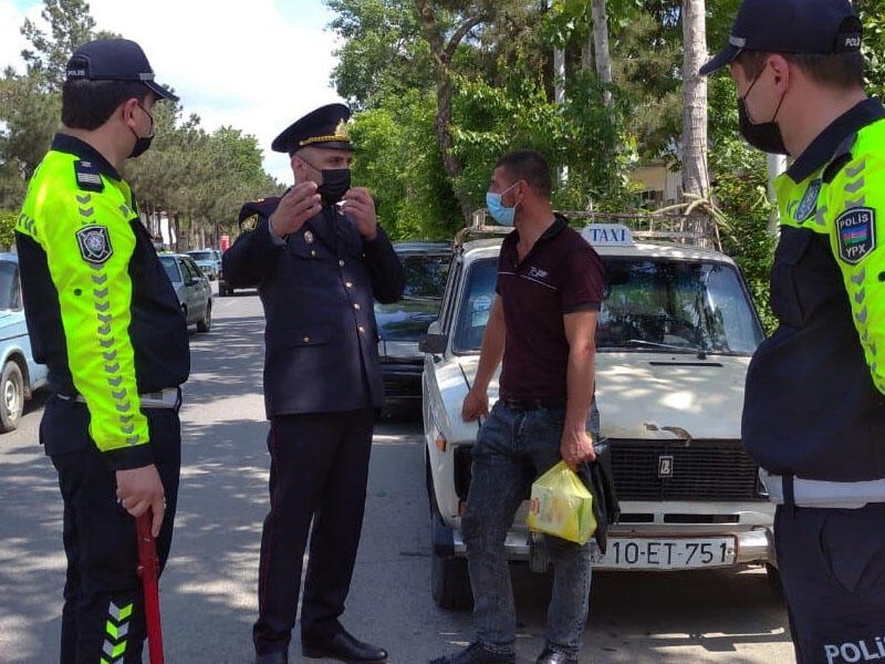 Zərdabda yol polisi reyd keçirib - FOTO