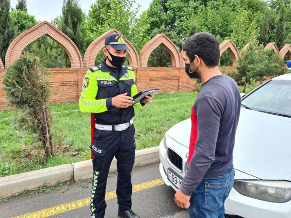 Samuxda yol polisi növbəti reyd keçirib - FOTO