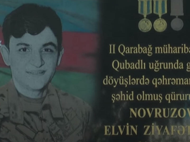 Dünən şəhid Elvin Novruzovun doğum günü idi - VİDEO