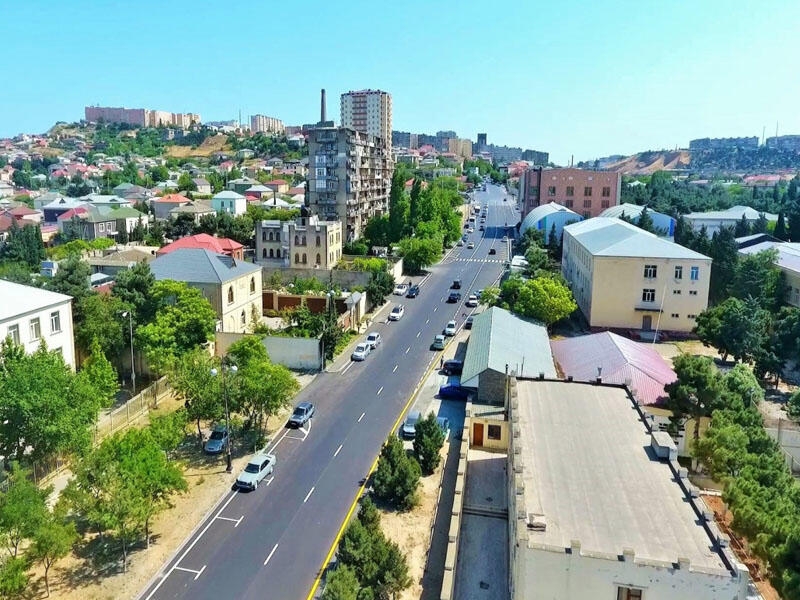 Bakının Cəlal Qurbanov küçəsi əsaslı təmir edilib - FOTO