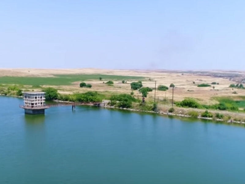 Füzuli rayonunun əkin sahələri suvarma suyu ilə təmin olunub - VİDEO