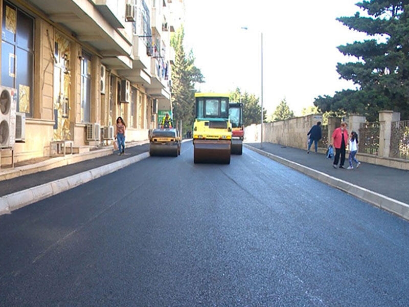 Yasamalda küçə və yollar təmir olunur - FOTO