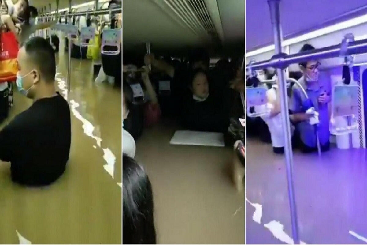 Sel zamanı metro tunellərinə su dolub, ölənlər var - FOTO