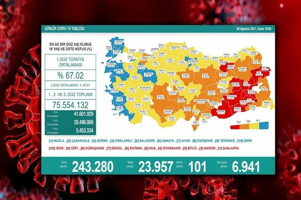 Türkiyədə koronavirusla bağlı son vəziyyət