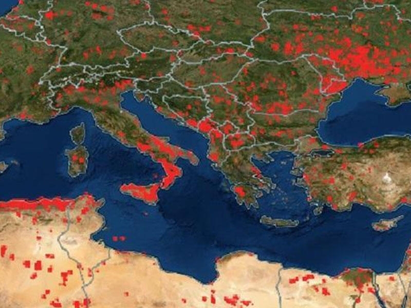 NASA meşə yanğınlarının interaktiv xəritəsini hazırlayıb - FOTO