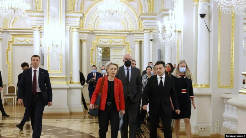 Avropa İttifaqı liderləri Ukraynaya dəstək verir