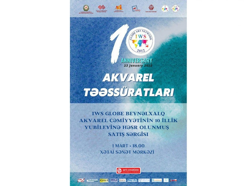 “AKVAREL TƏƏSSÜRATLARI” adlı akvarel əsərlərindən ibarət satış sərgisi keçiriləcək