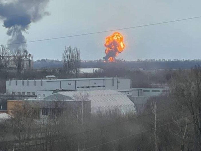 ''Ruslar hava zərbələri üçün Belarus aerodomlarından istifadə edirlər''