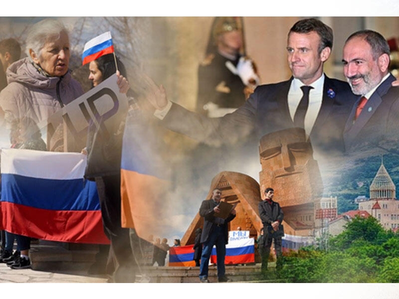 Ermənistanın “böyük bacısı” Xankəndidəki Rusiya bayrağını gördü? -  Sonxeber.net