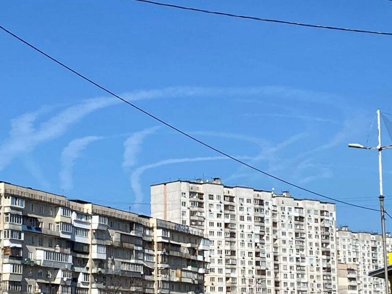 Kiyev səmasında qanadlı raketi vuruldu - FOTO