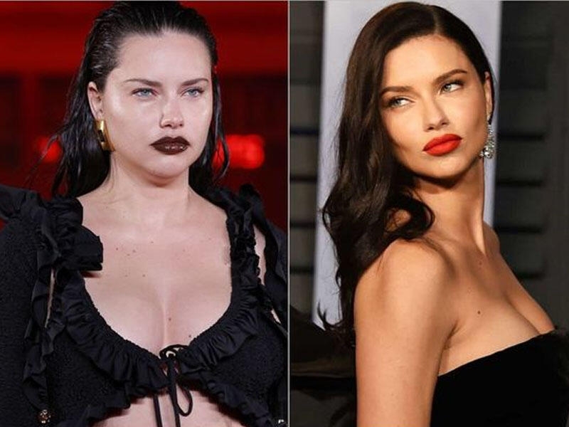 Adriana Lima hamilə halda podyuma çıxdı - FOTO